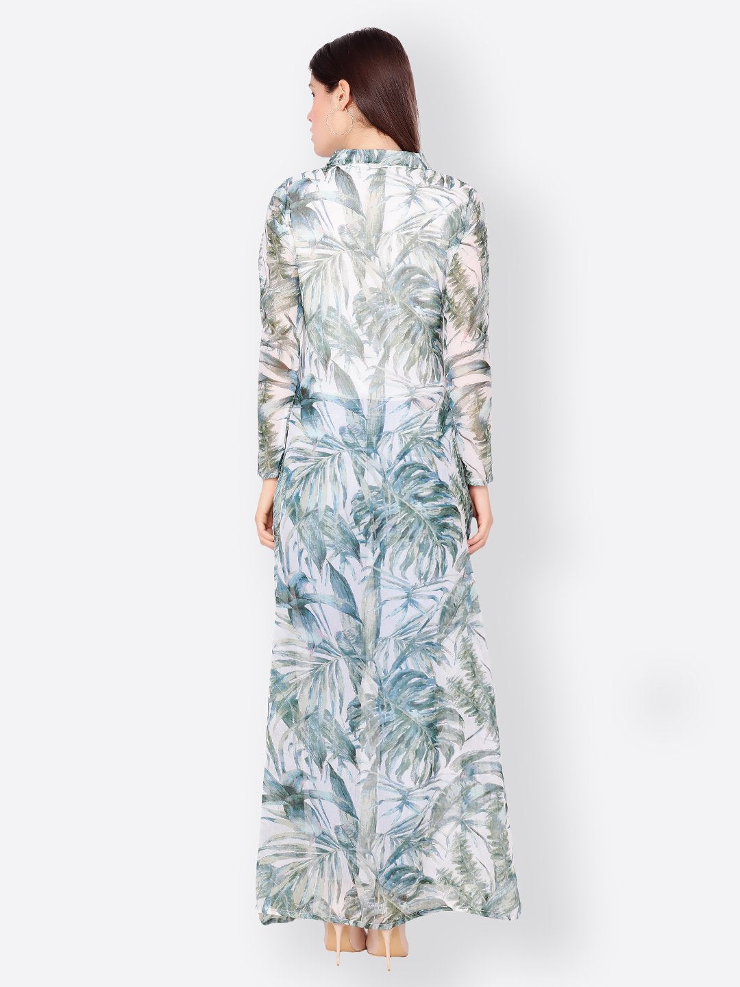 SCORPIUS GREY FLORAL LONGTOP