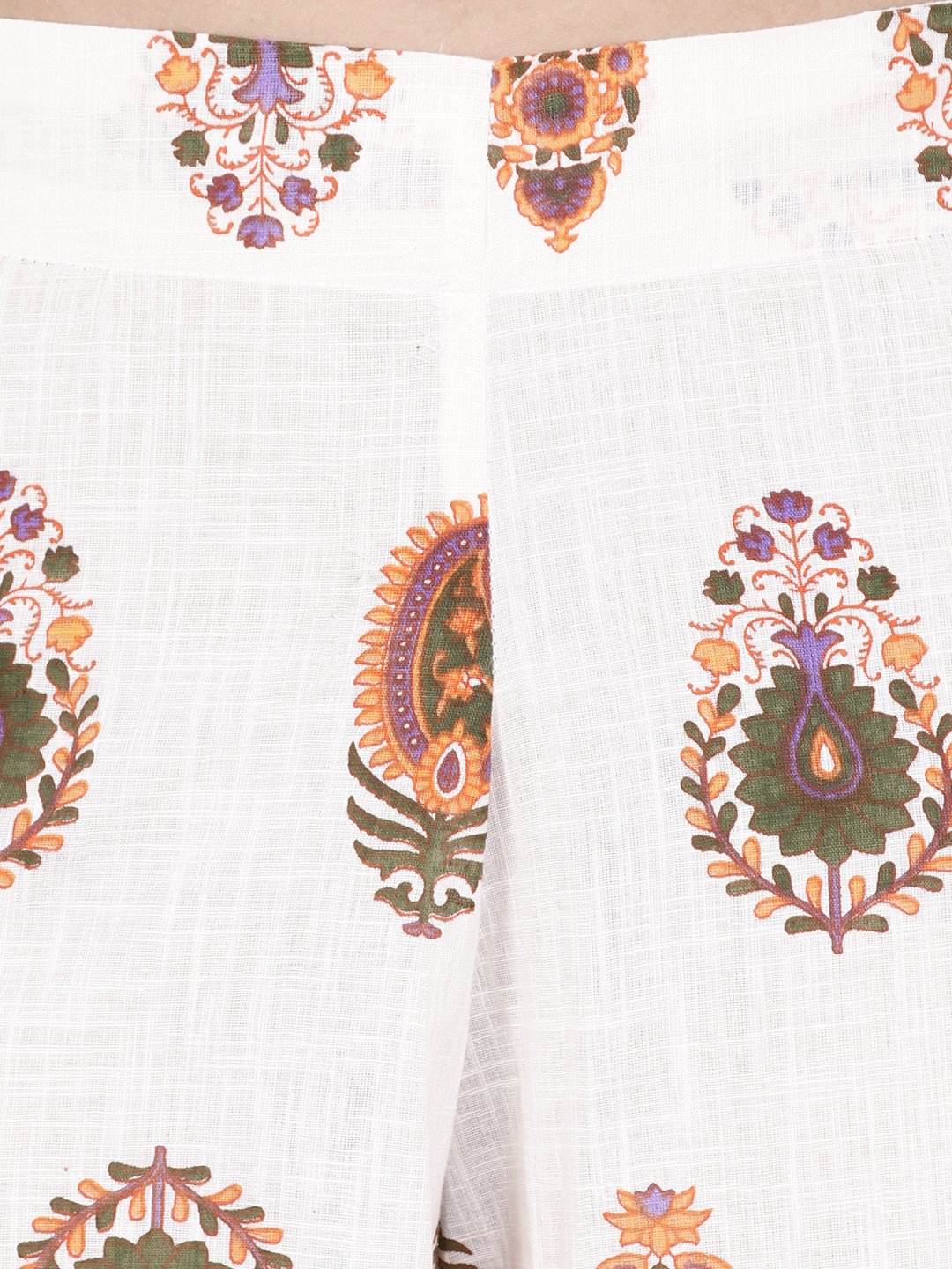 SCORPIUS white printed pallazo