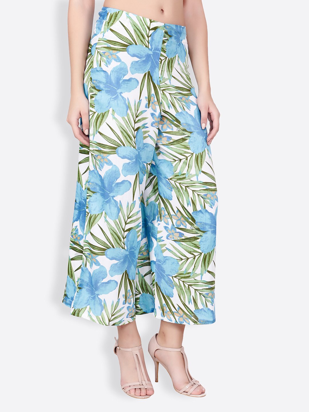 Scorpious blue printed pallazo