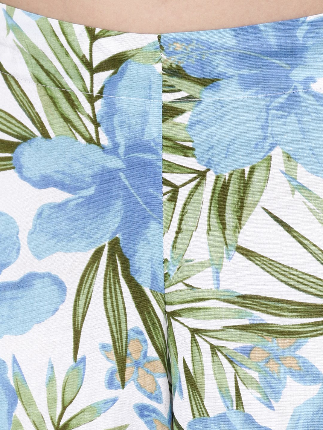 SCORPIUS blue printed pallazo