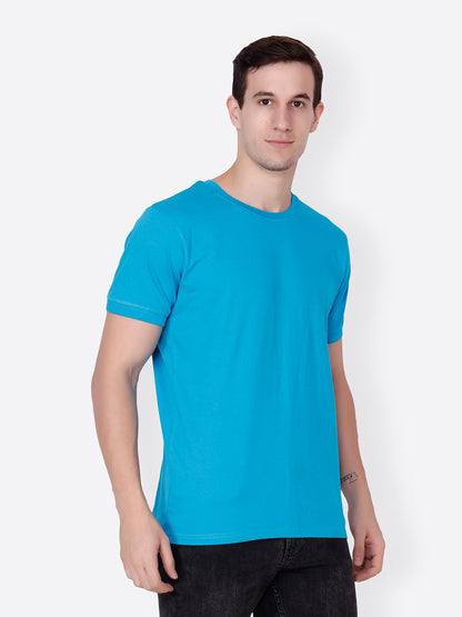 Blue Solid Tshirt