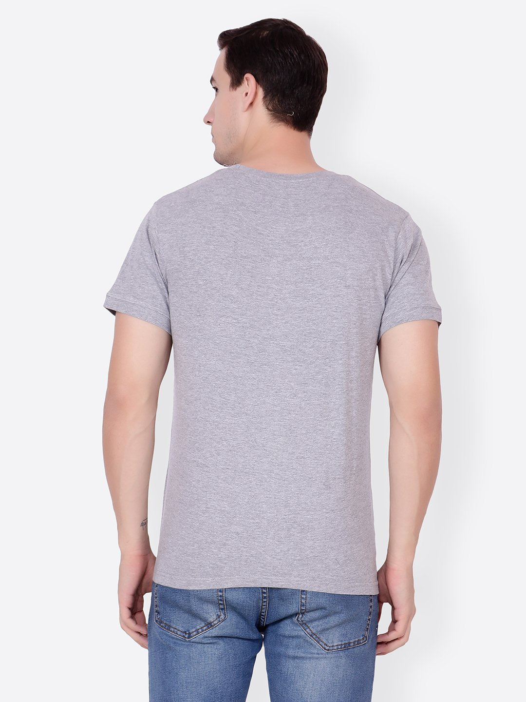 Grey Solid Tshirt