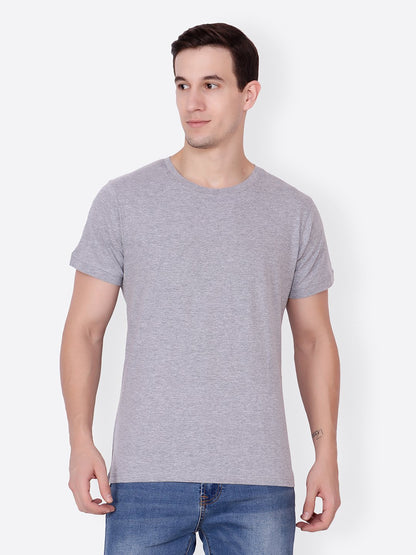 Grey Solid Tshirt