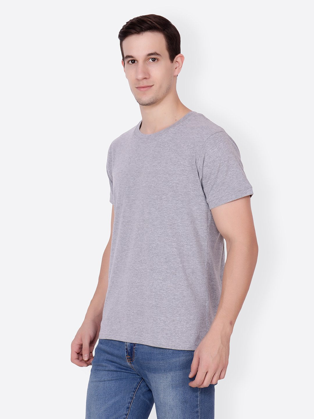 Grey Solid Tshirt