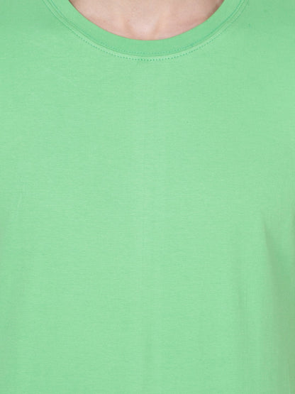 Green Solid Tshirt