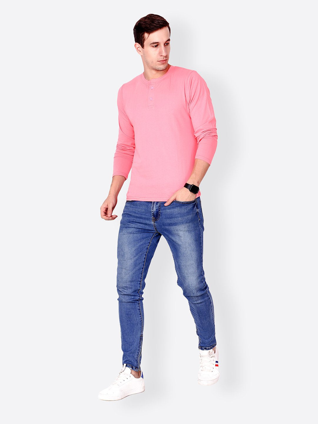 Pink Solid Tshirt