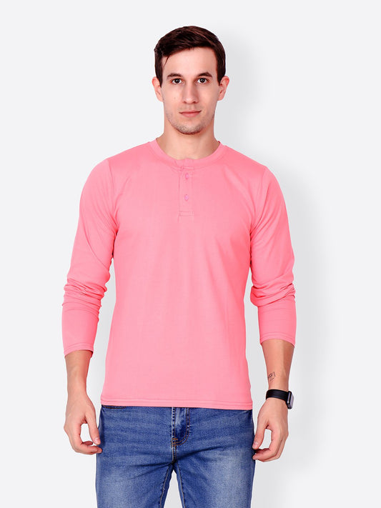 Pink Solid Tshirt