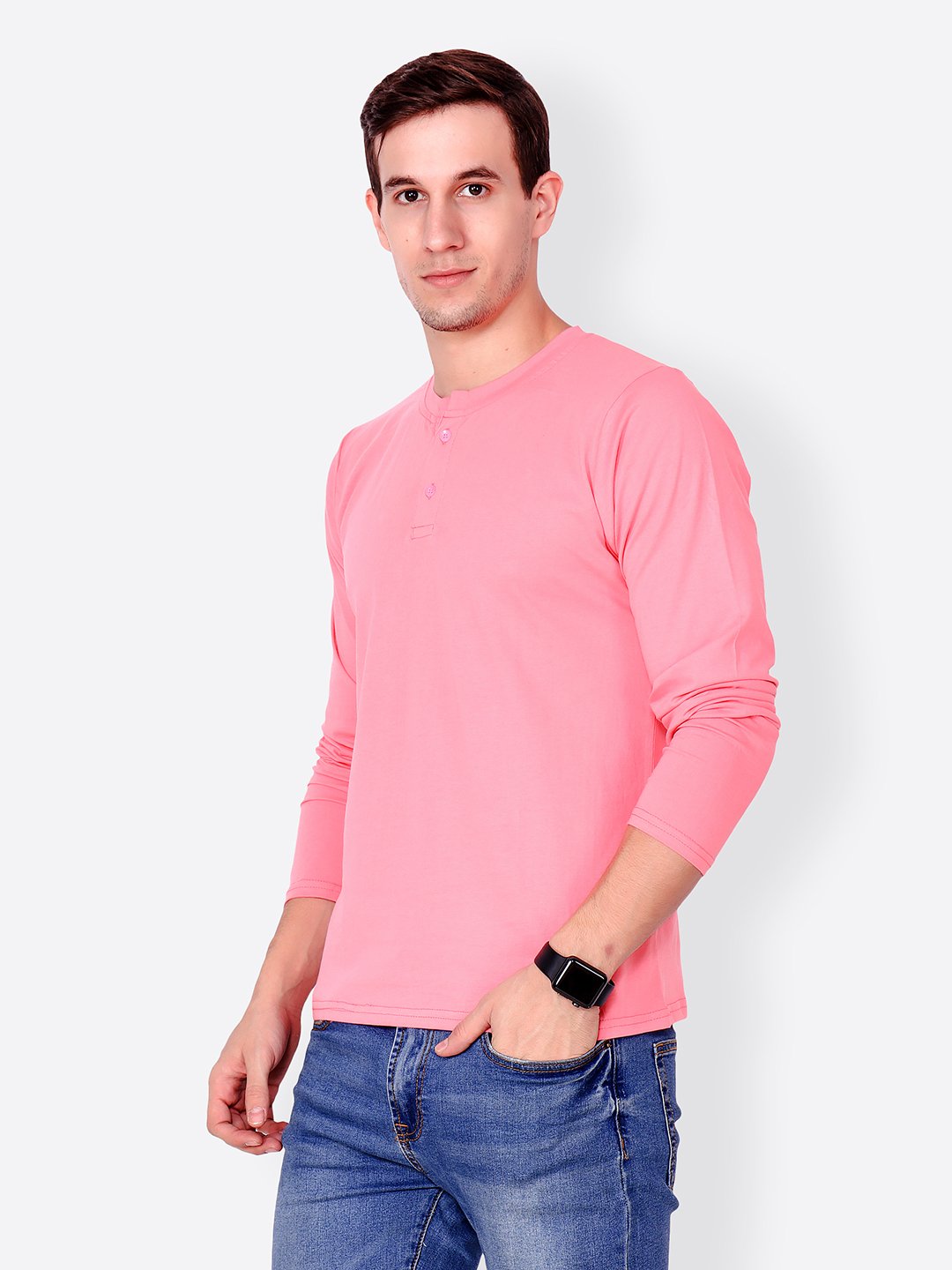 Pink Solid Tshirt