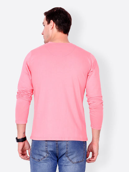 Pink Solid Tshirt