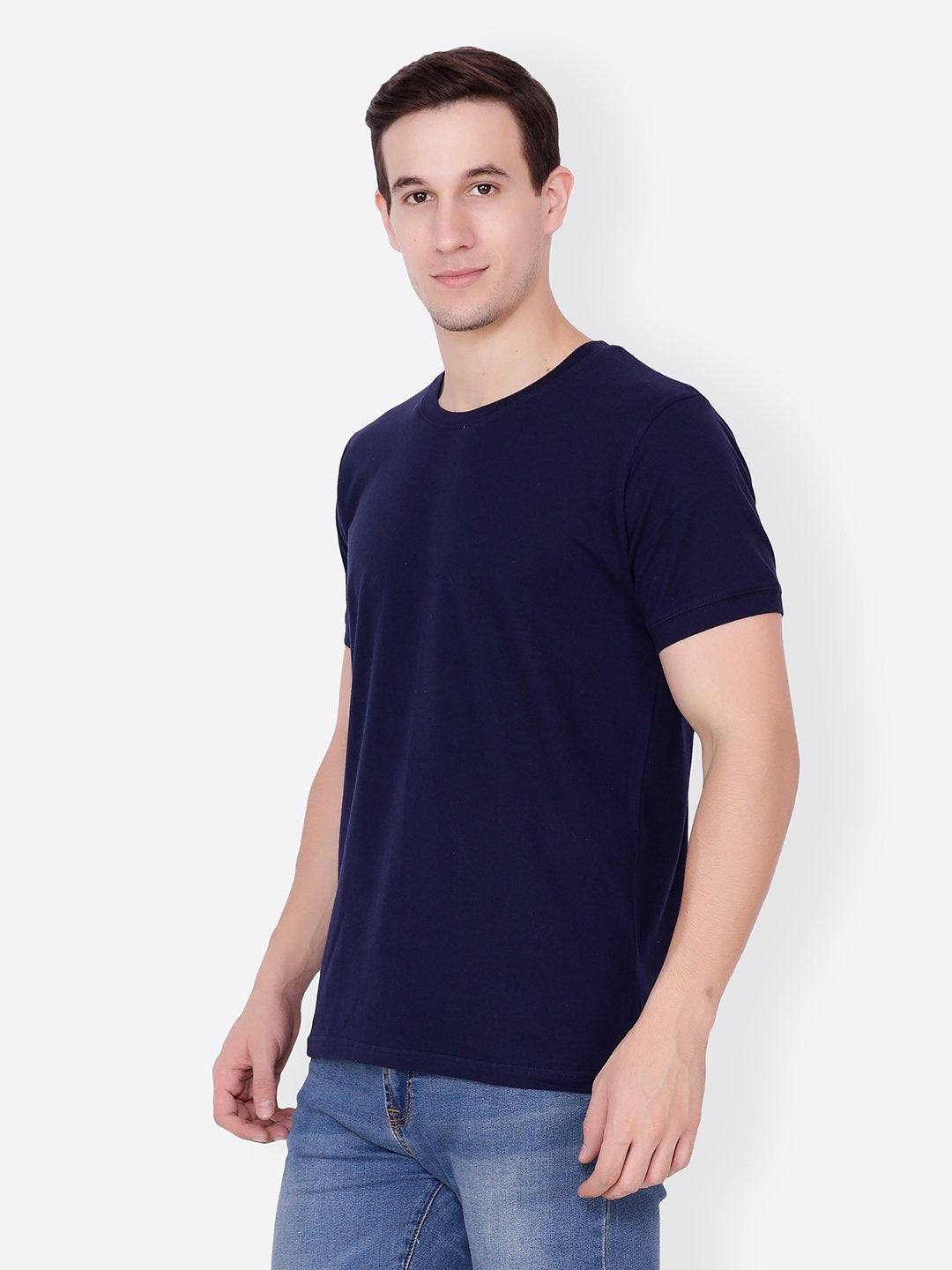 Blue Solid Tshirt
