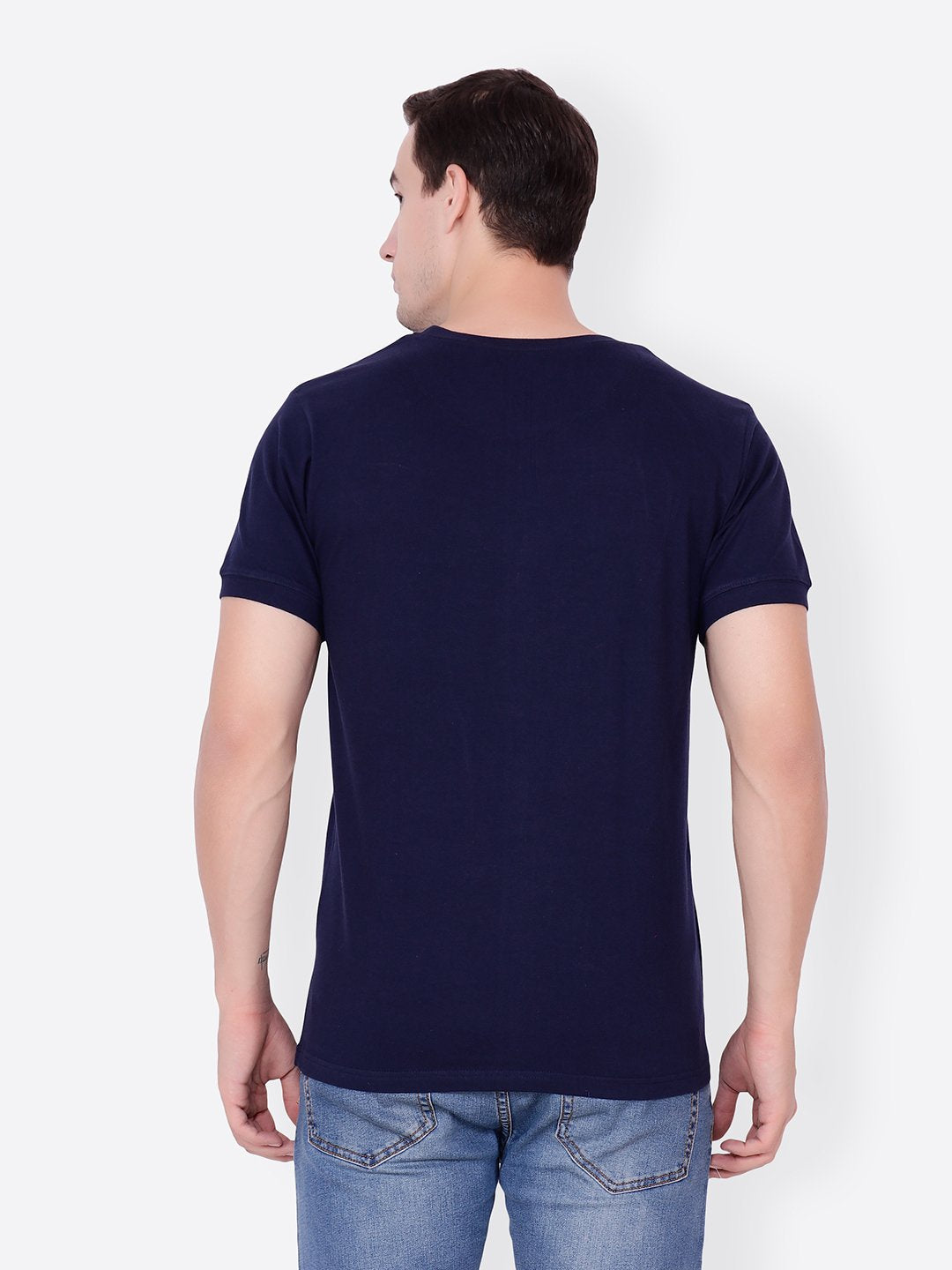 Blue Solid Tshirt