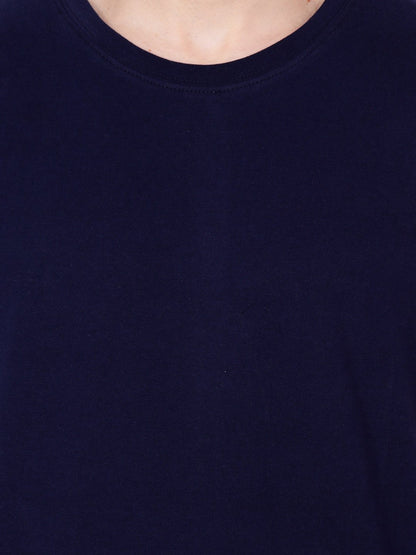 Blue Solid Tshirt