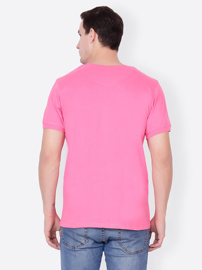Pink Solid Tshirt