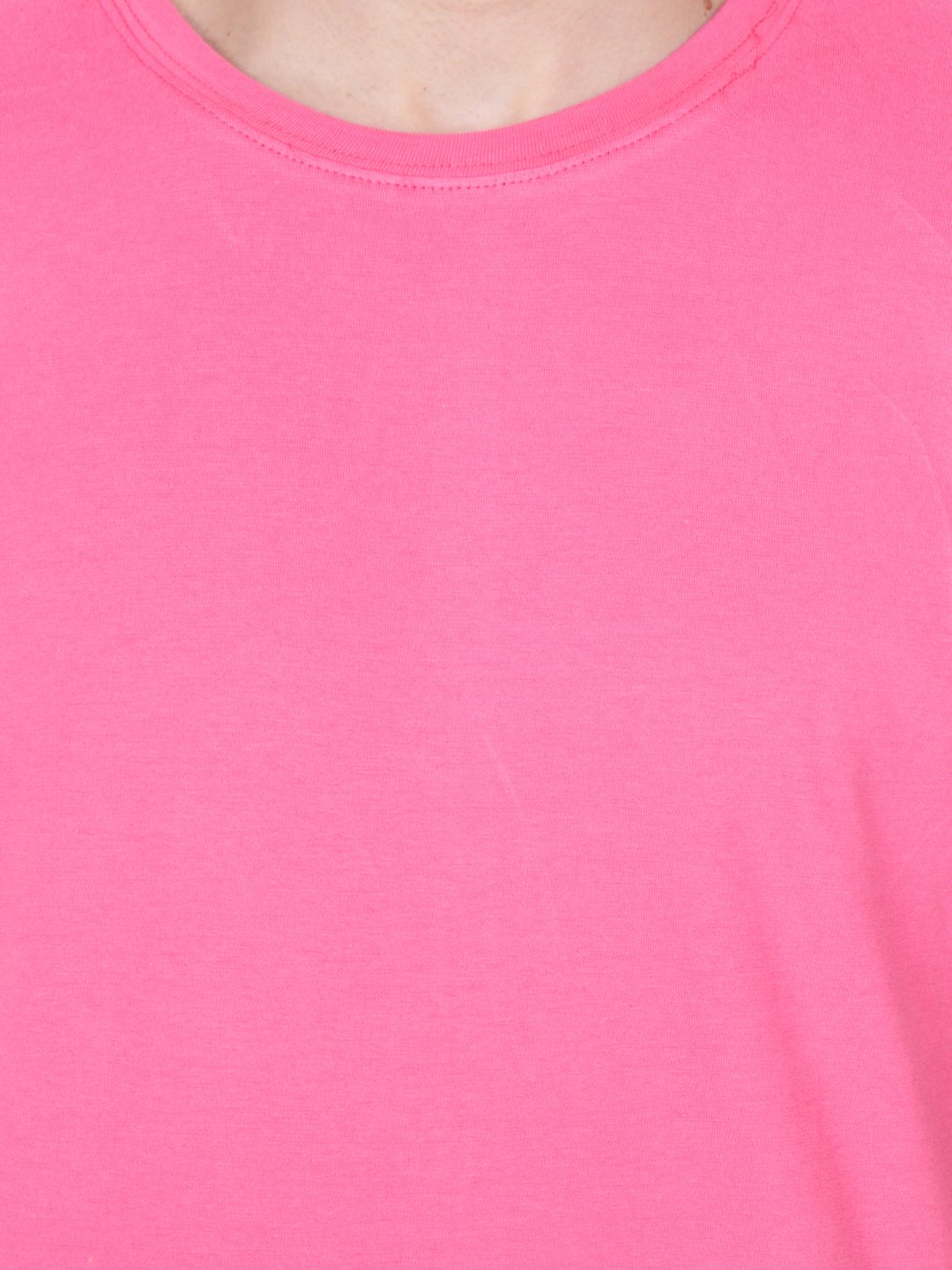 Pink Solid Tshirt