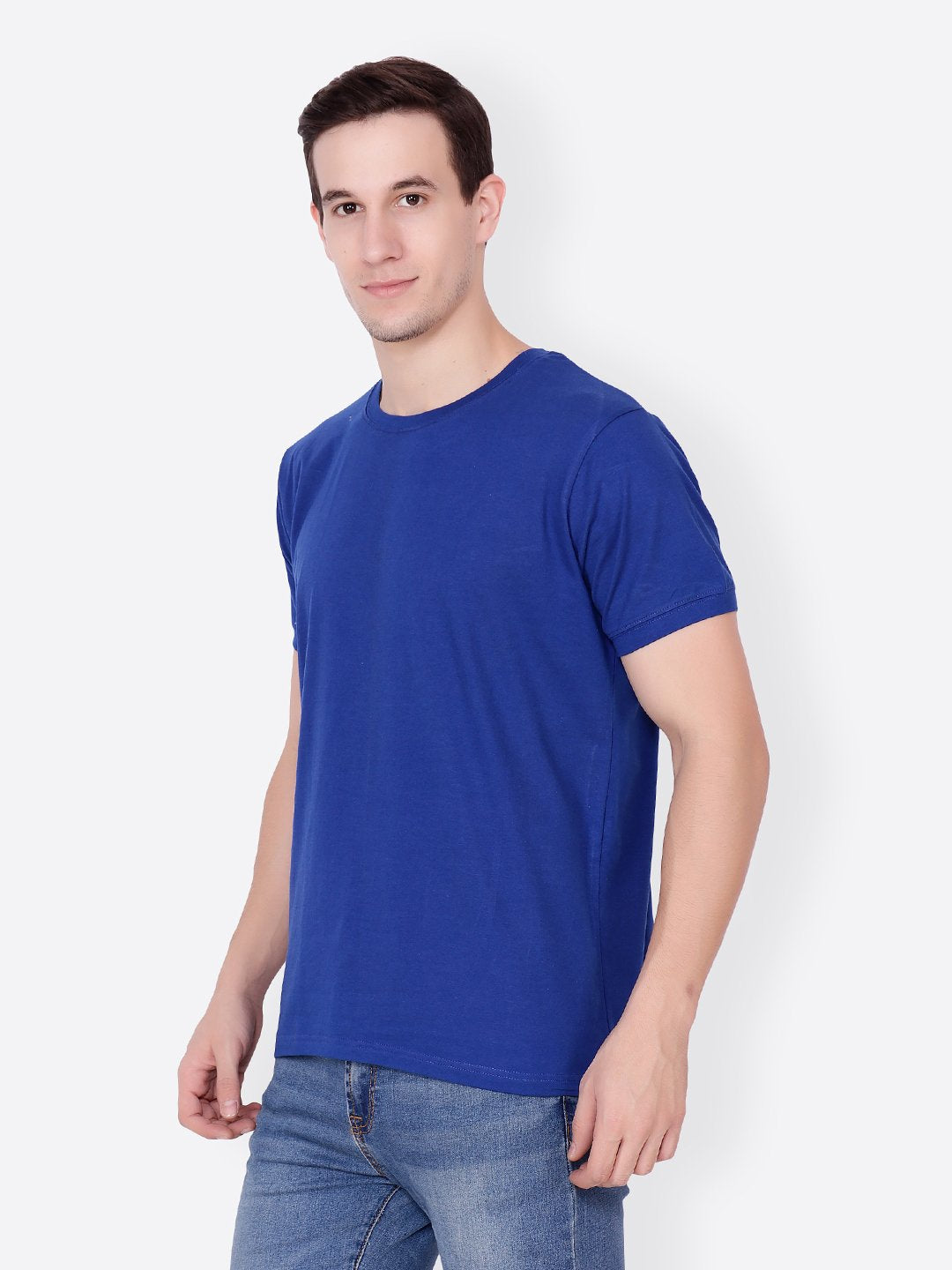 Blue Solid Tshirt