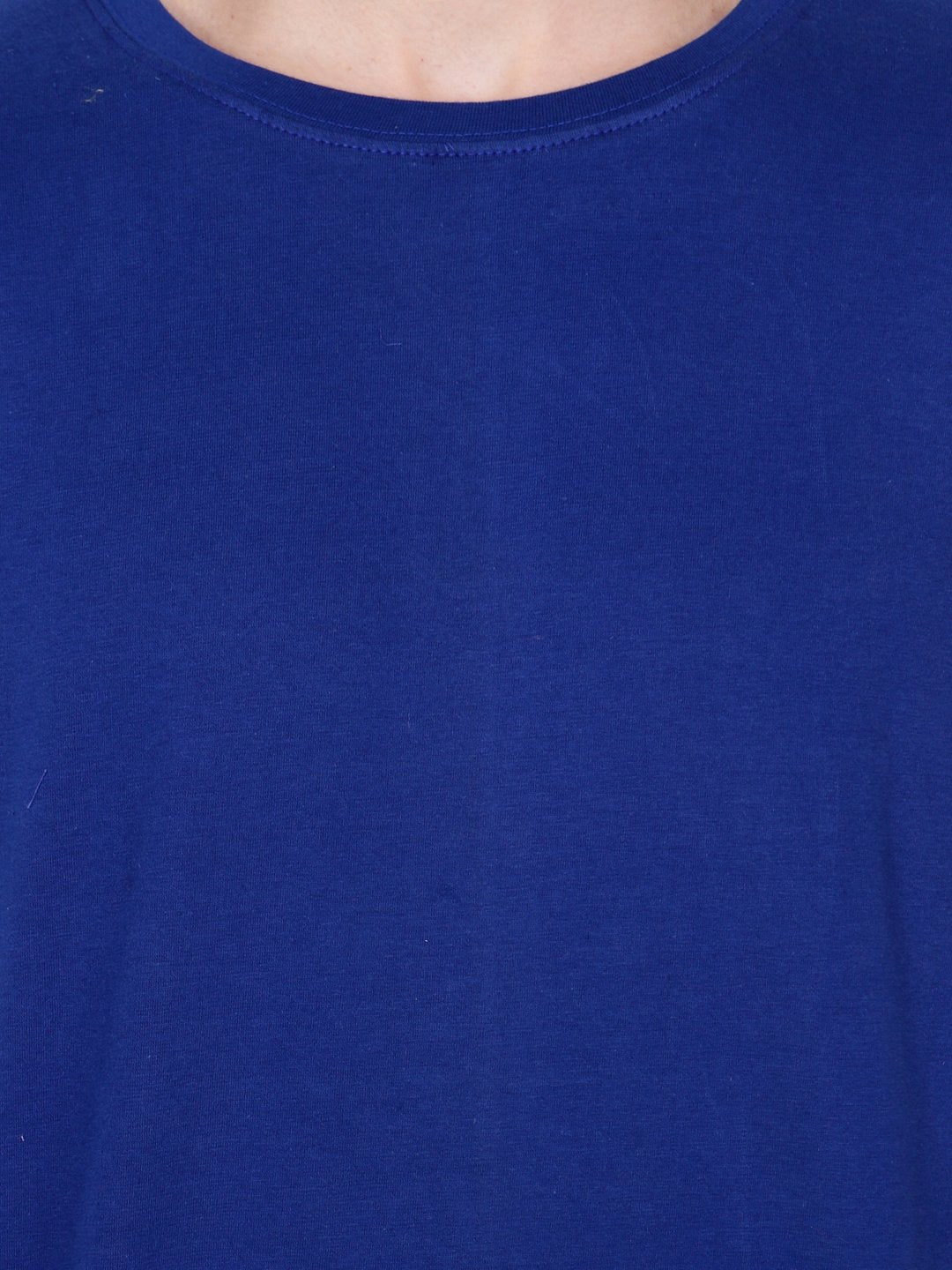 Blue Solid Tshirt