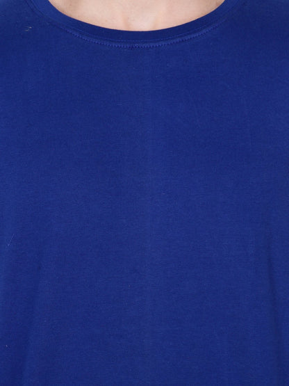 Blue Solid Tshirt