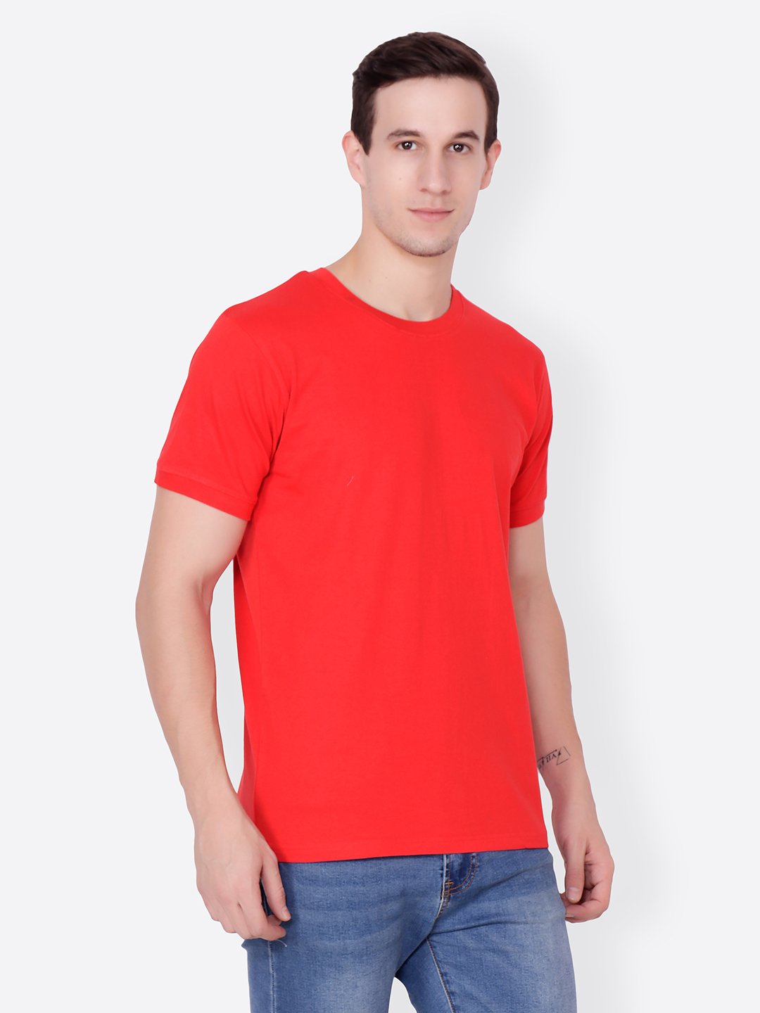 Red Solid Tshirt