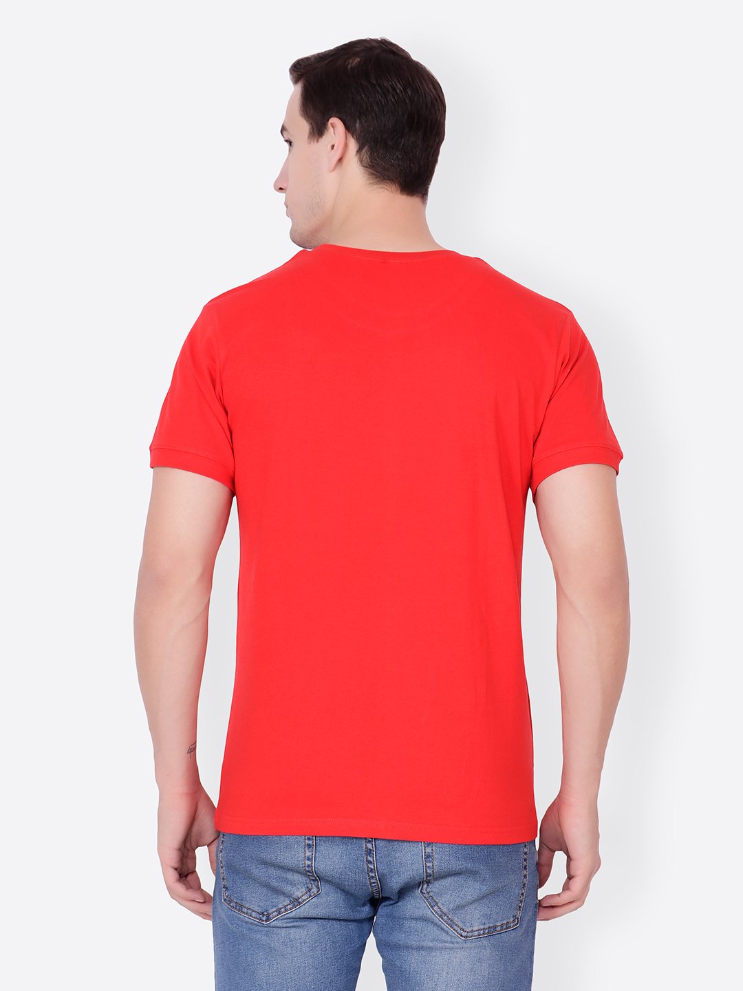 Red Solid Tshirt