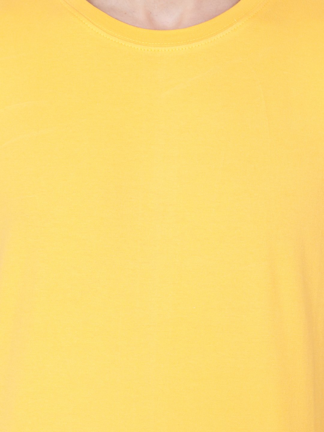 Yellow Solid Tshirt