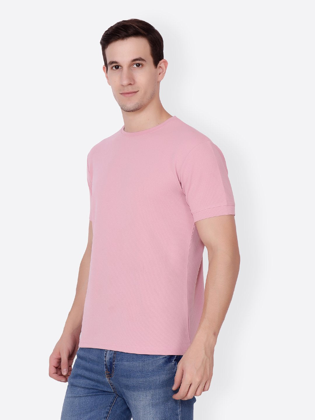 Pink Solid Tshirt