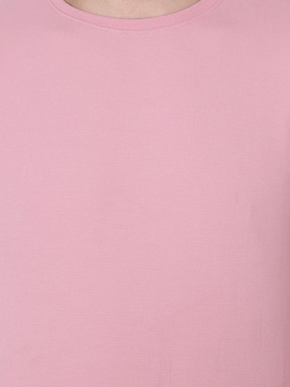 Pink Solid Tshirt