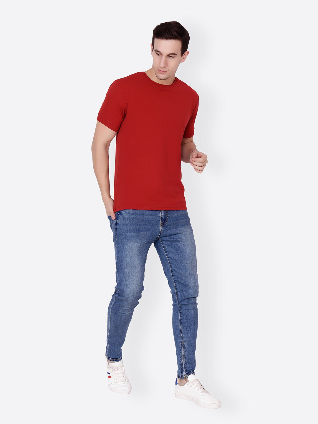 Red Solid Tshirt