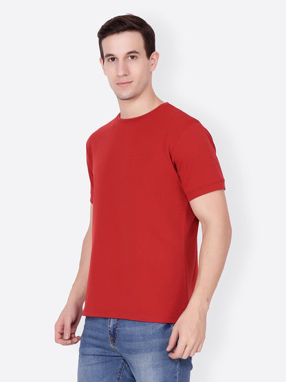 Red Solid Tshirt
