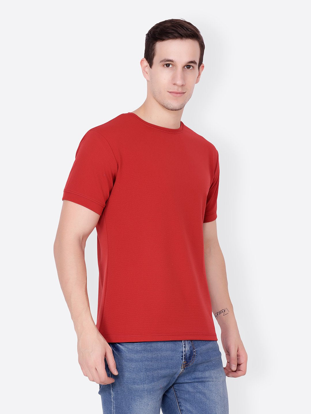 Red Solid Tshirt