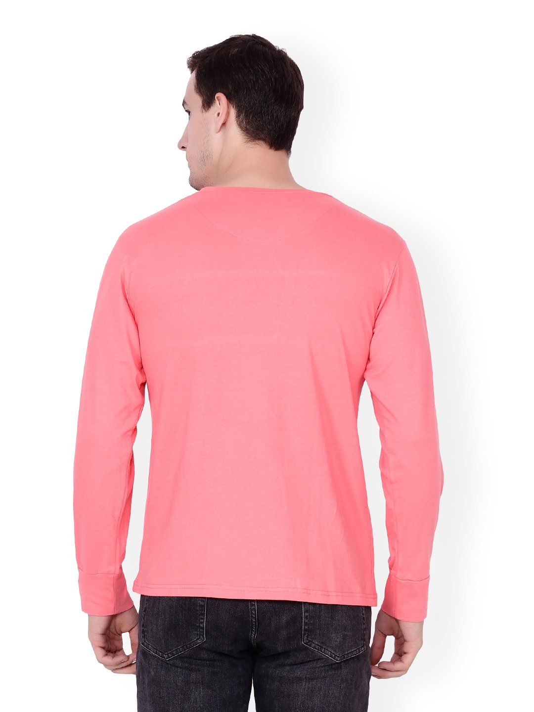 Dark Pink Solid Tshirt
