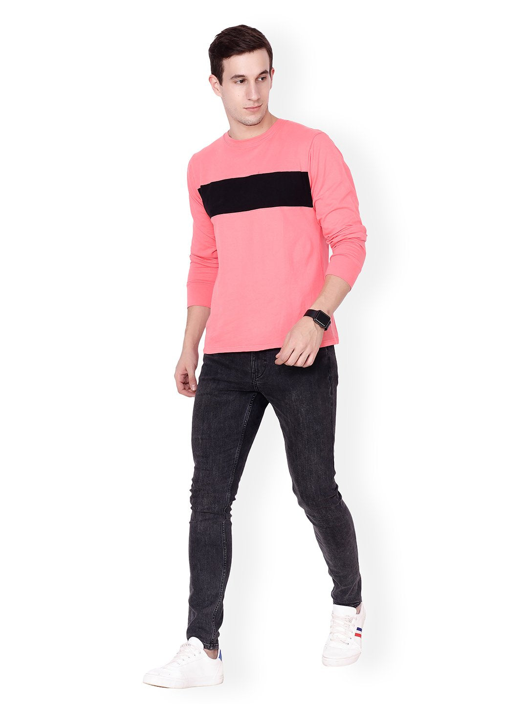 Dark Pink Solid Tshirt
