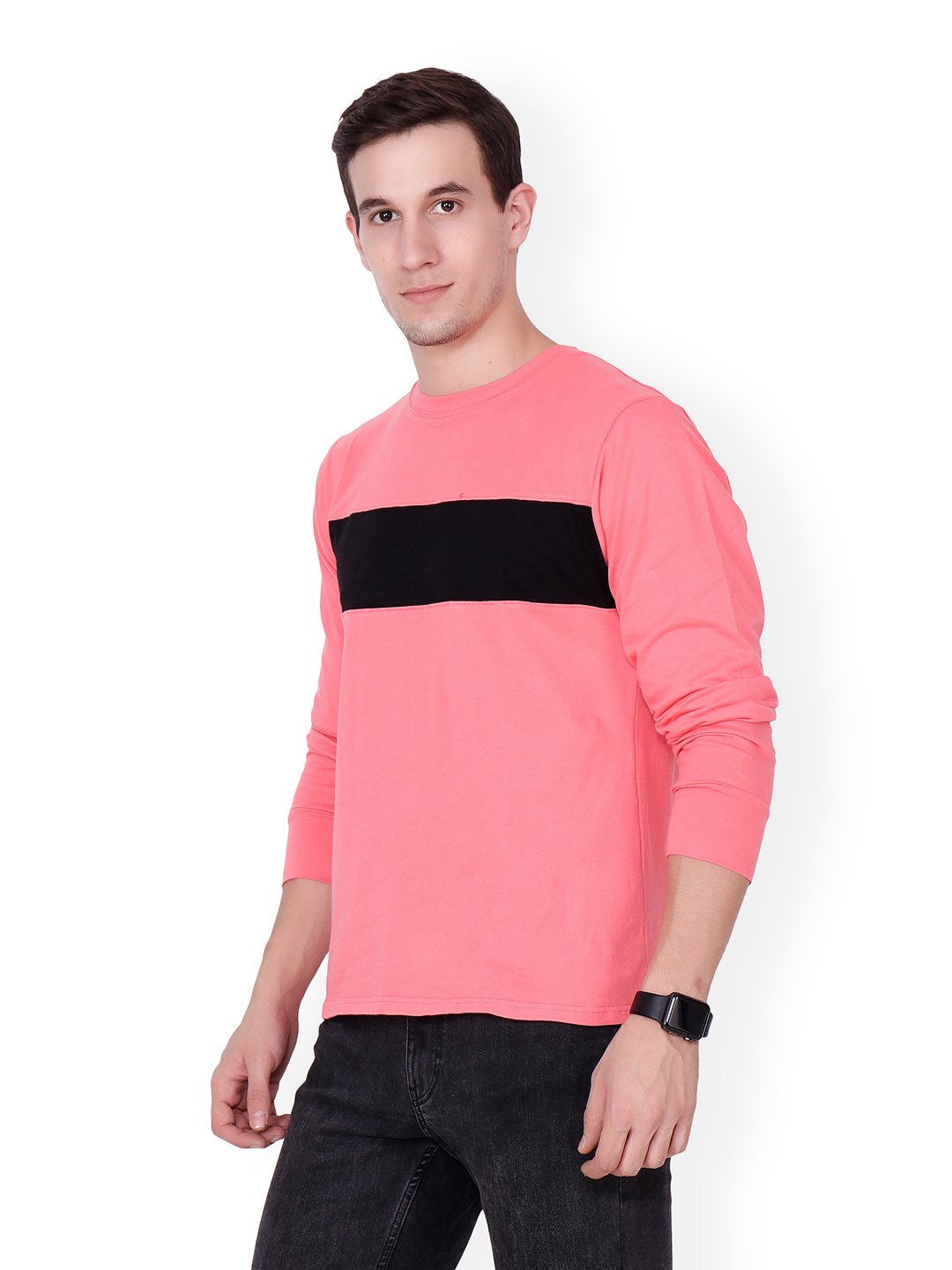 Dark Pink Solid Tshirt