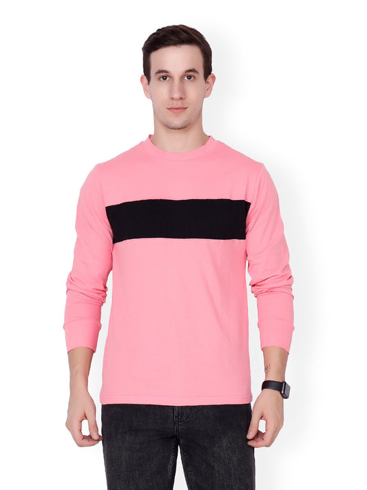 Light Pink Solid Tshirt