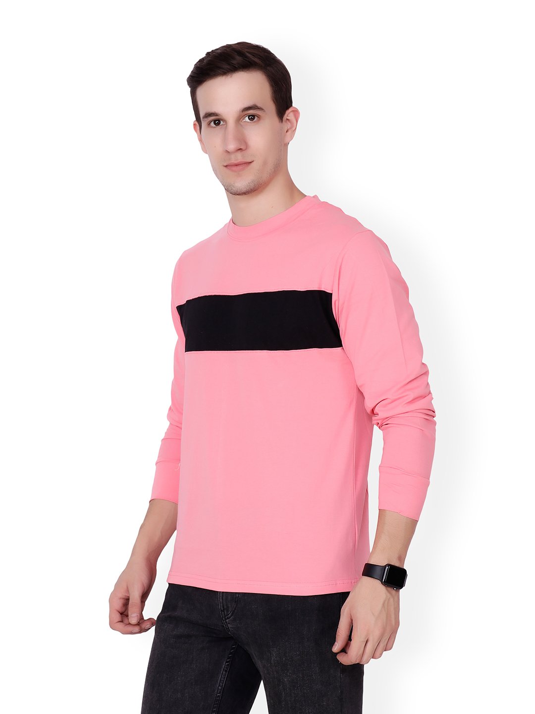 Light Pink Solid Tshirt