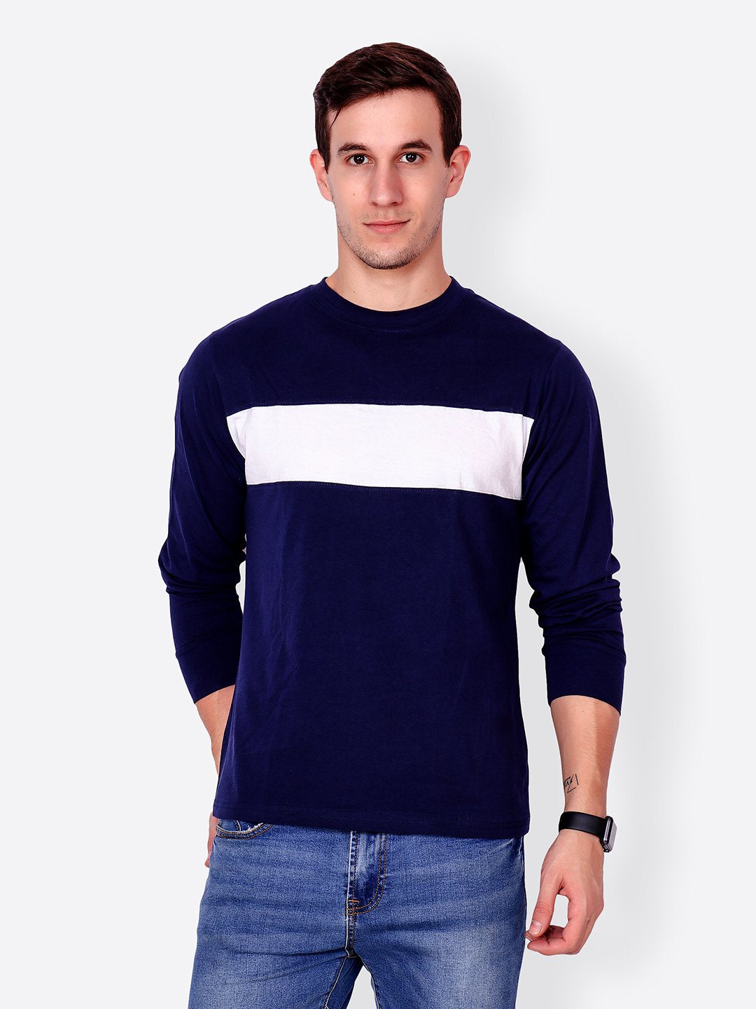 Navy Solid Tshirt