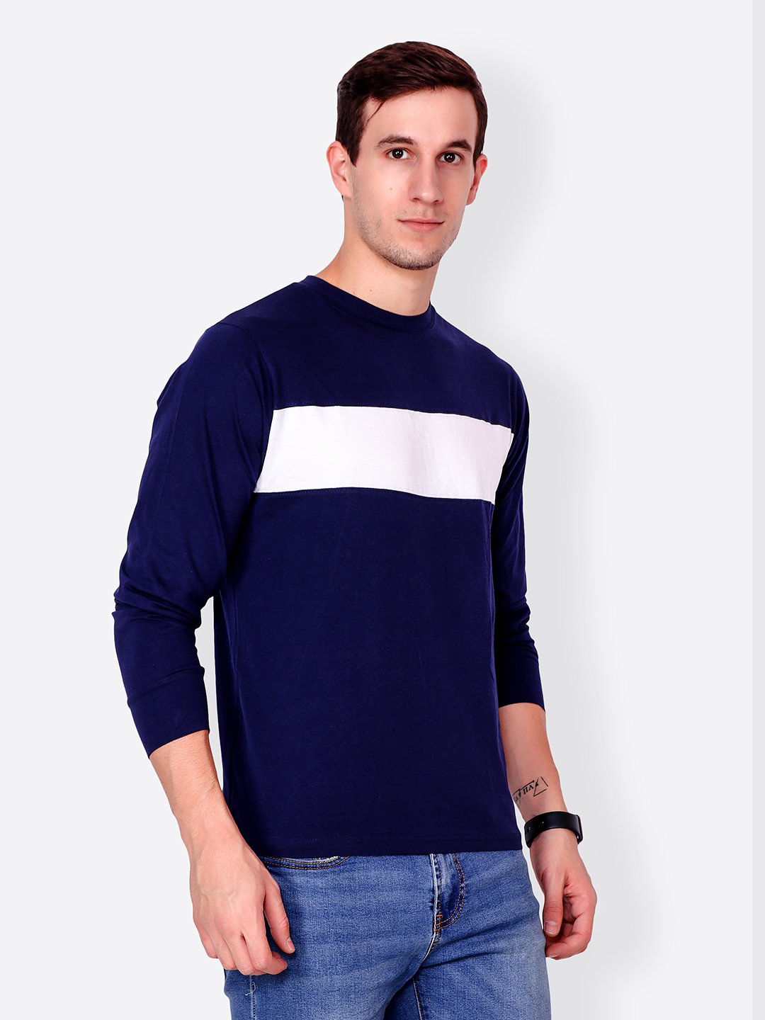 Navy Solid Tshirt