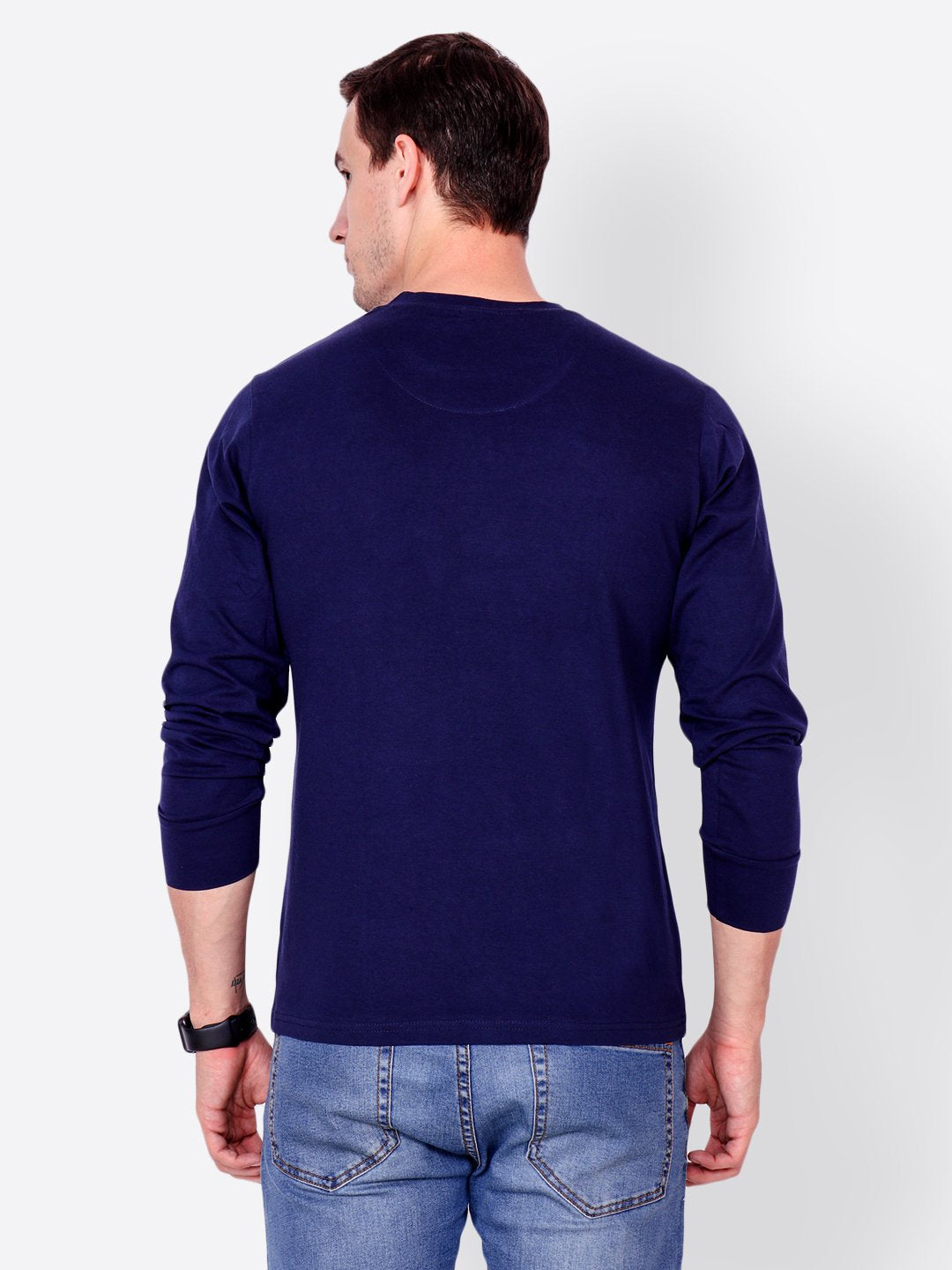 Navy Solid Tshirt