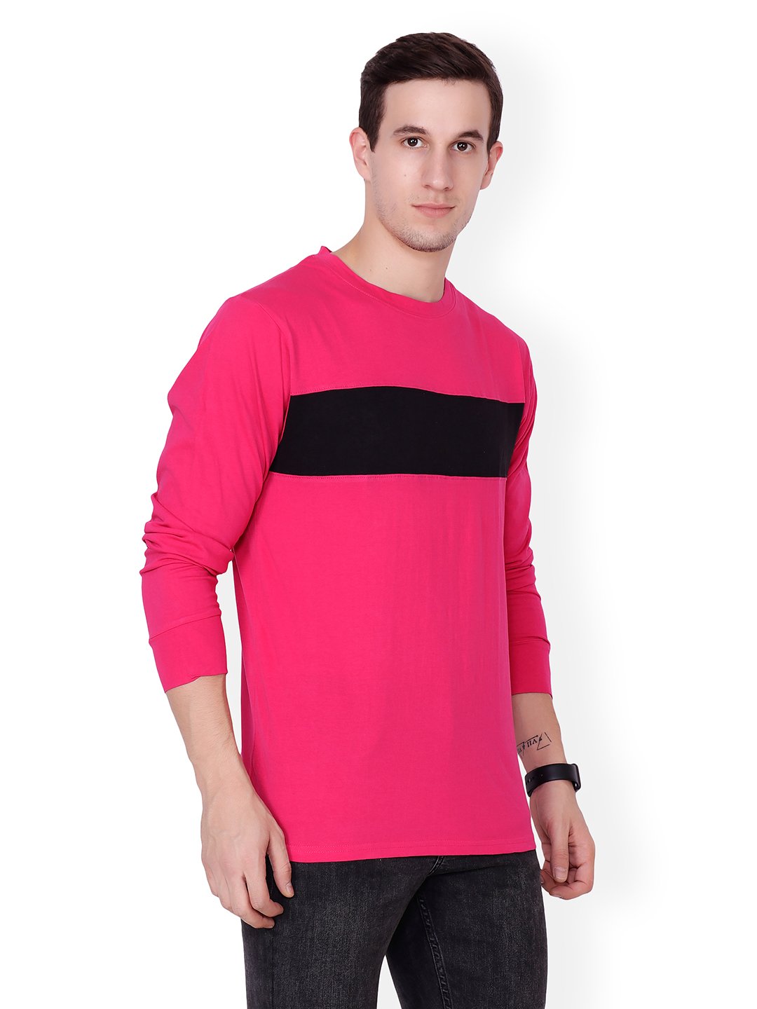 Burgundy Solid Tshirt