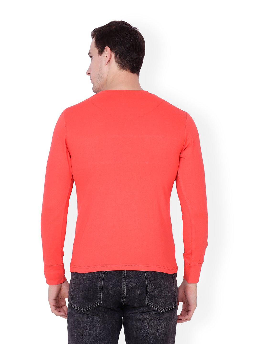 Orange Solid Tshirt