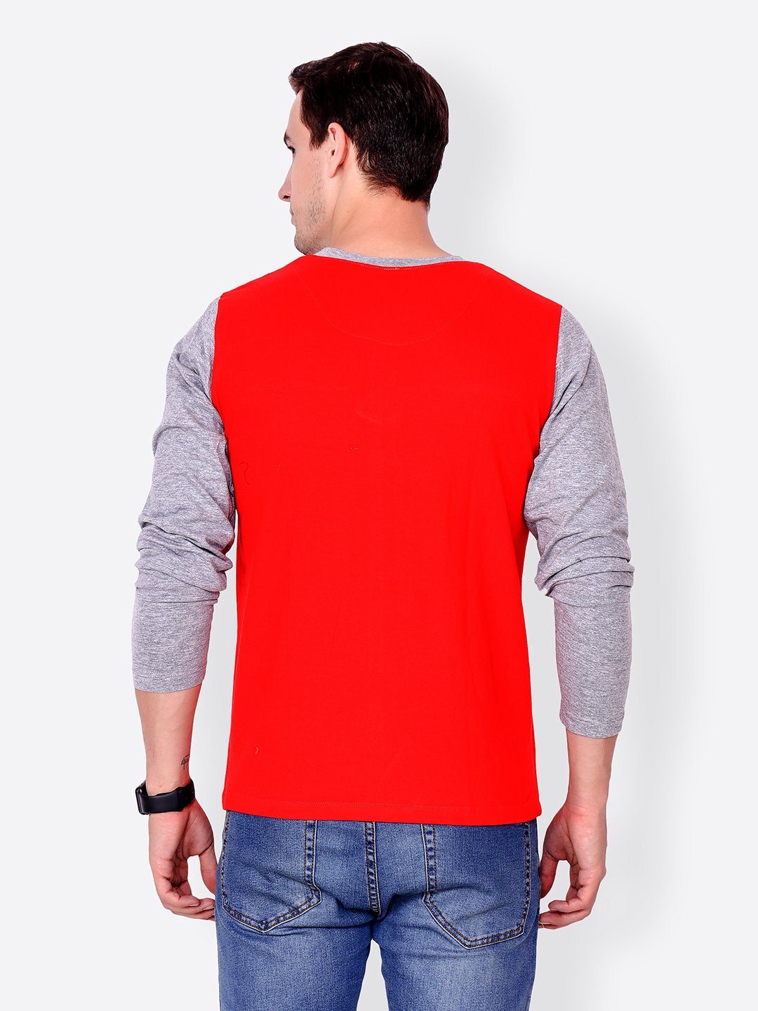 Red Henley Tshirt