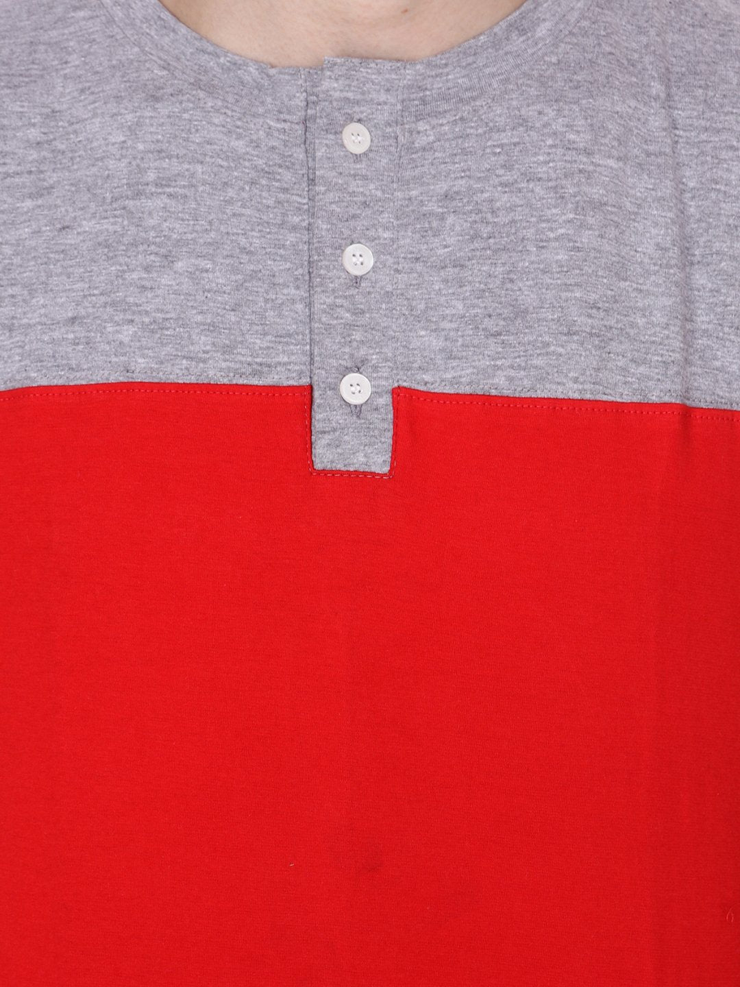 Red Henley Tshirt