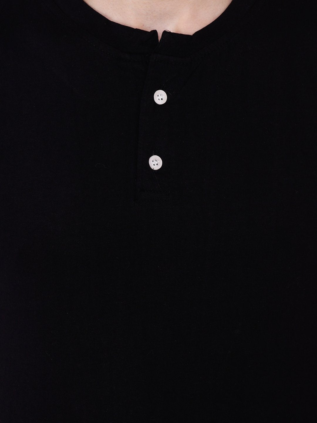 Black Solid Tshirt