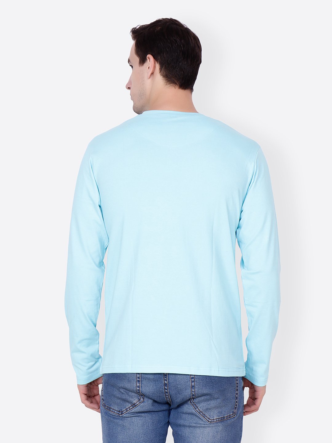 Blue Solid Tshirt