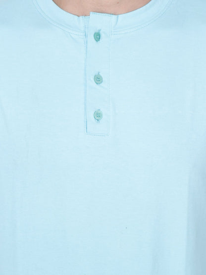 Blue Solid Tshirt