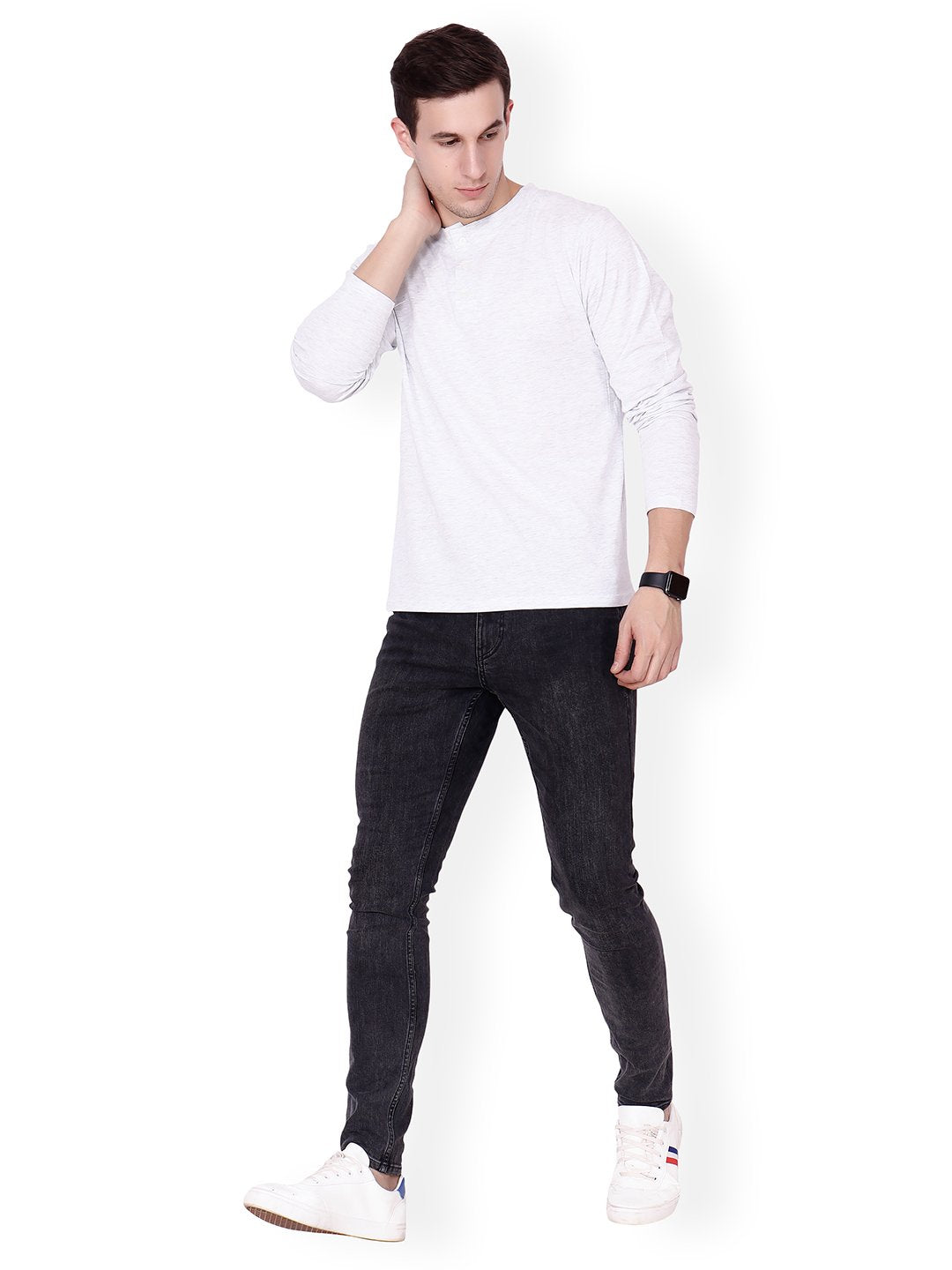 Grey Solid Tshirt