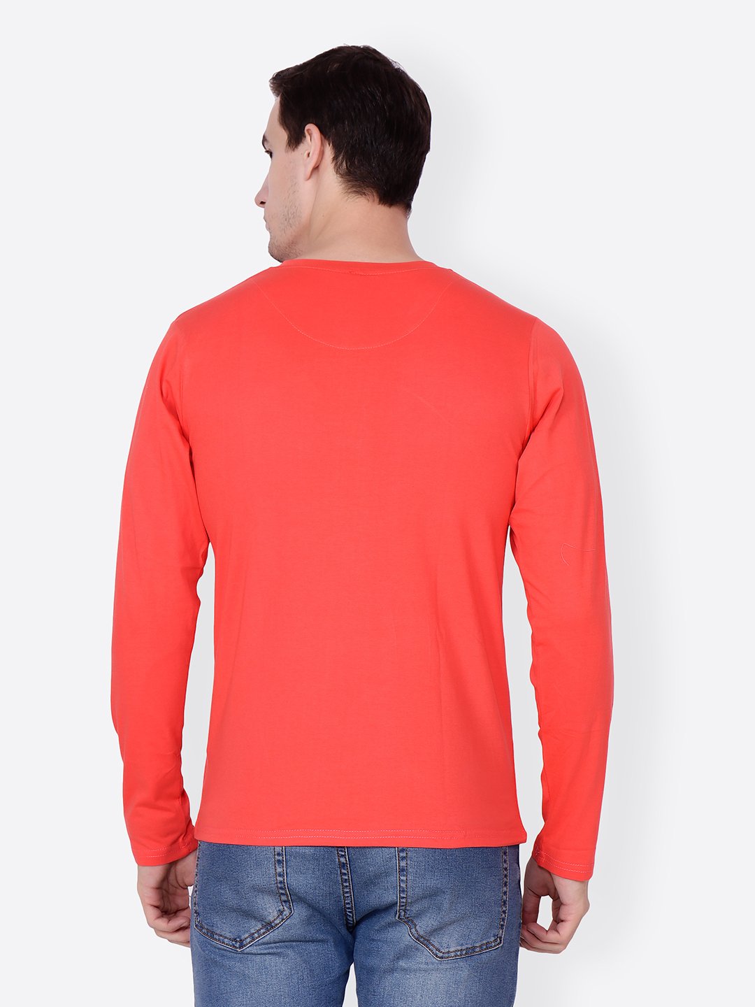 Orange Solid Tshirt