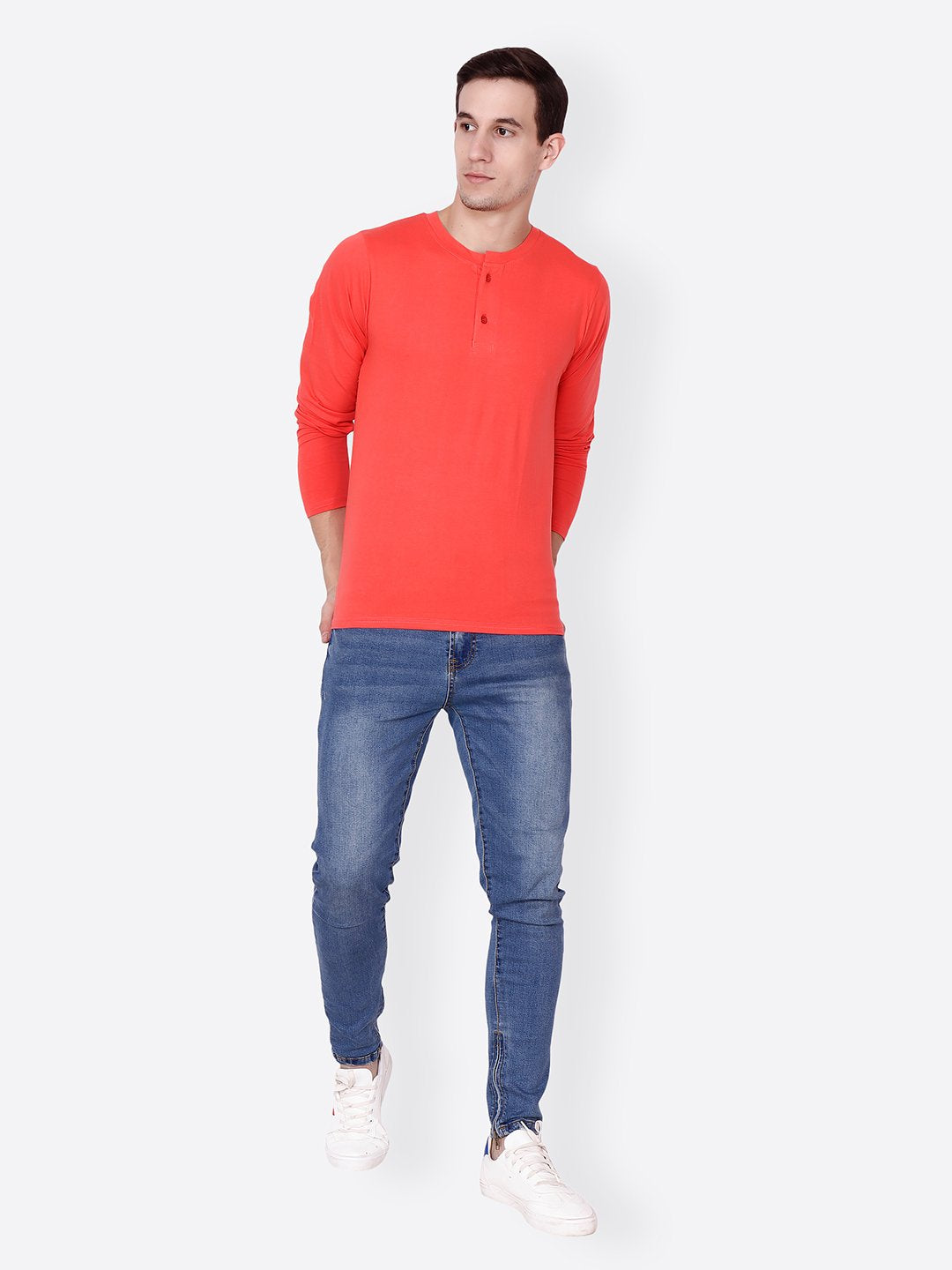 Orange Solid Tshirt