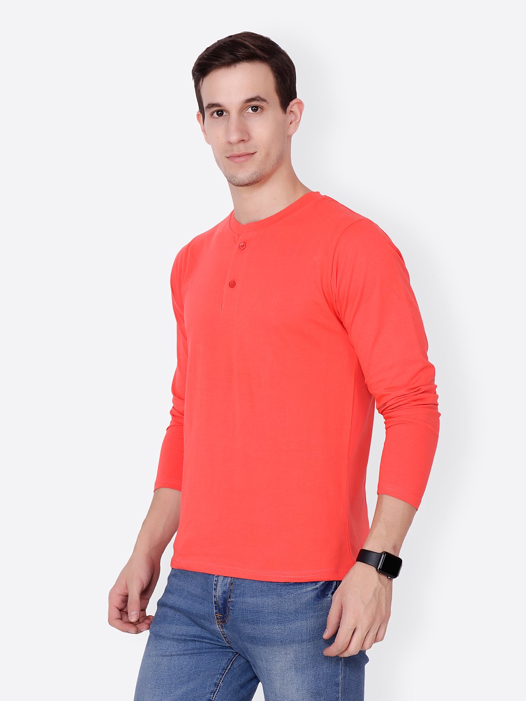 Orange Solid Tshirt