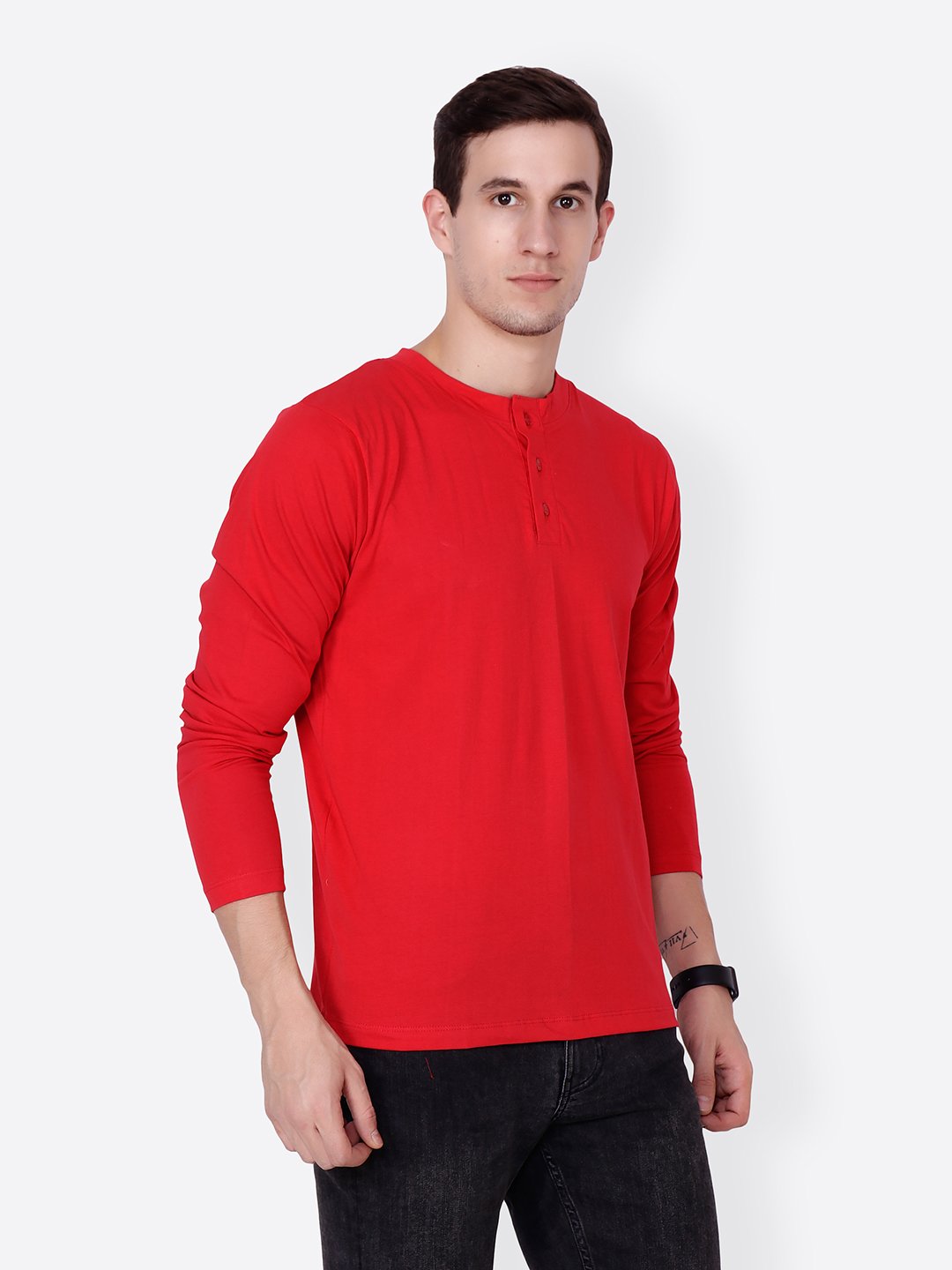 Red Solid Tshirt