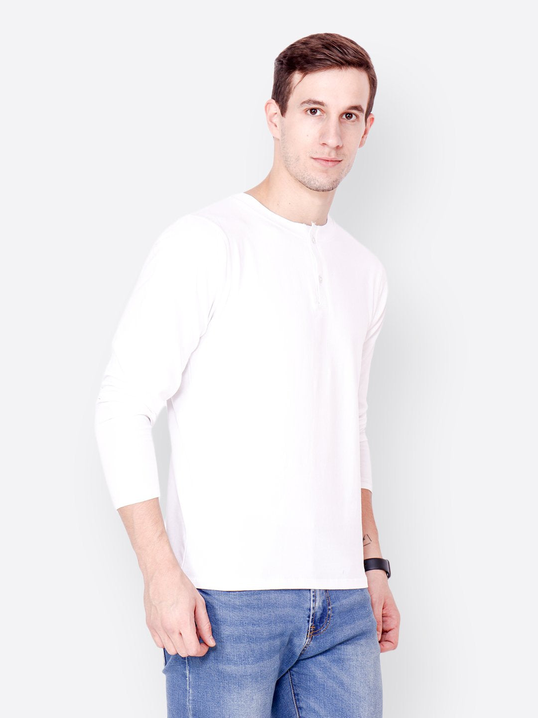 White Solid Tshirt